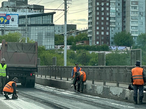 Дорожники объяснили срыв сроков работ на Копылова плохой погодой. Фото: Радио «Красноярск Главный»