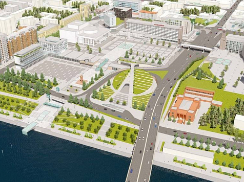 Архитекторы и чиновники выбрали лучший проект реконструкции Театральной площади . Фото: admkrsk.ru
