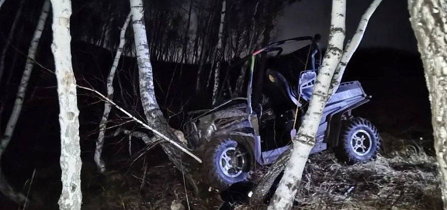 В Красноярске молодой человек на багги разбился насмерть в лесном массиве