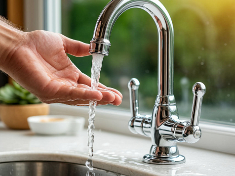 В Красноярске на сутки отключают холодную воду. Фото: Яндекс Шедеврум