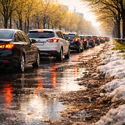 Транспорт и пробки весной: почему меняется дорожная ситуация