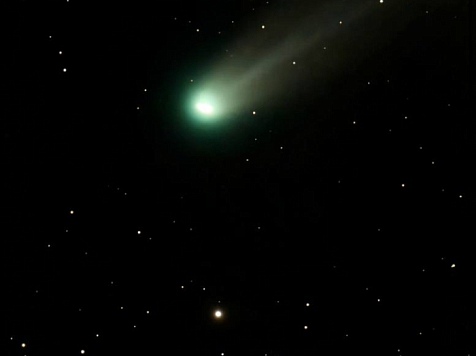 Комета Lemmon: красноярские астрономы засняли самого яркого космического гостя года. Фото: «Астрономия в Енисейске» Вконтакте