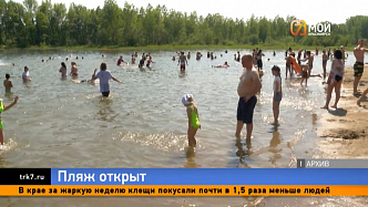 Пляж на острове Татышев снова открыли 