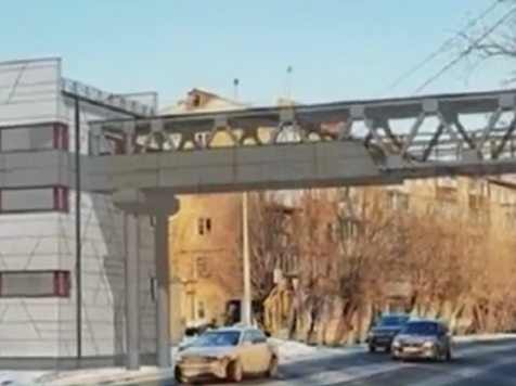В Красноярске построят два пешеходных моста. Фото: «7 канал Красноярск»