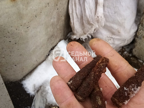 Житель Красноярска нашел ржавые гильзы в центре города. Фото: 7 канал Красноярск