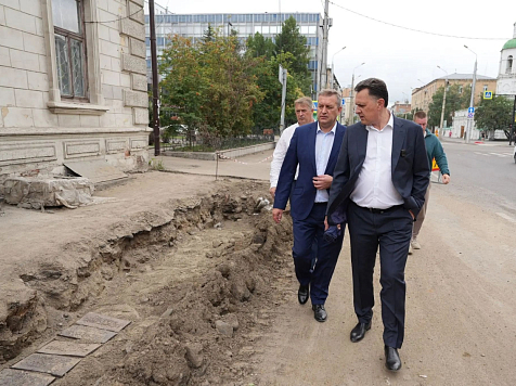 Глава Красноярска поставил надзор за улицами Кирова и Диктатуры Пролетариата. Фото: Сергей Верещагин