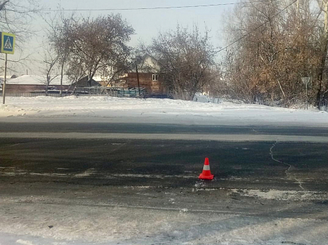 На правобережье Красноярска иномарка сбила 12-летнего ребёнка. Фото: ГИБДД