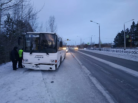 В Железногорске водитель серьезно пострадал после наезда своего же пустого автобуса. Фото: МВД