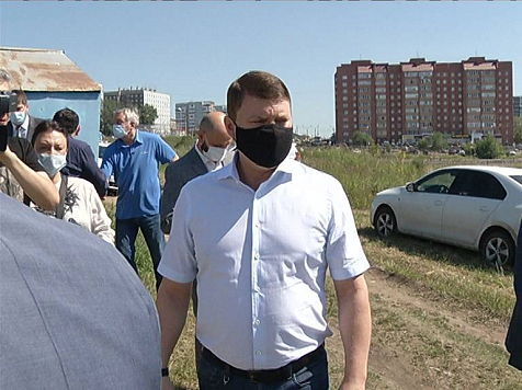 Мэр Красноярска изучил, как изменится Солнечный к концу года. Кадр: «7 канал»