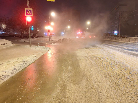 Красноярцев предупредили об аварийном участке в ж/д районе. Фото: ГАИ Красноярского края
