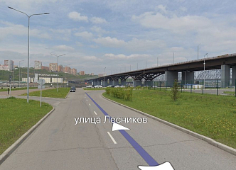 В Красноярске откроют выделенку для всех авто на Николаевском мосту 