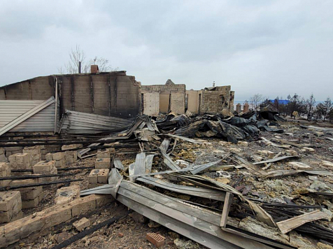 По уничтоженной пожаром горнолыжной базе под Минусинском возбудили дело о халатности. Фото: ГСУ СК по Красноярскому краю и Республике Хакасия