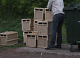 Неизвестный выкинул ящики с живыми пчелами на мусорку в Красноярске (видео)