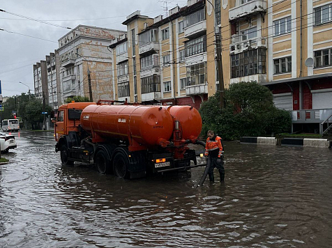 Красноярск второй день подряд утопает в ливнях. Фото: мэрия Красноярска