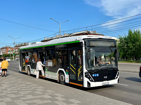 Красноярцы могут проехать на электробусах бесплатно 5 июня. Фото: администрация Красноярска