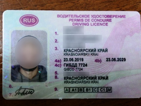 В Дивногорске задержали водителя с поддельными правами. Фото: ГИБДД по Красноярскому краю 