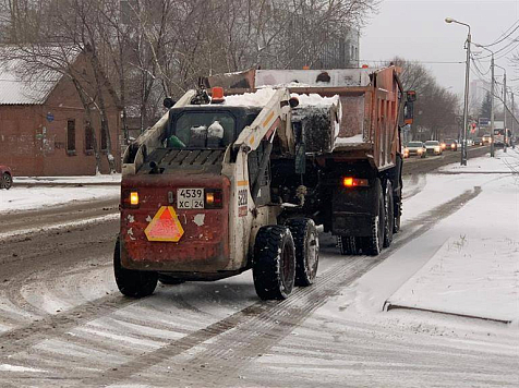 Дорожно-коммунальные службы Красноярска работают в усиленном режиме. Фото, видео: admkrsk.ru