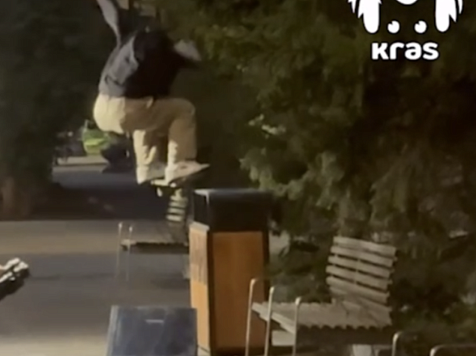 Скейтеров-вандалов не стали наказывать, а отправили делать трюки в парке Красноярска. Фото:  Kras Mash