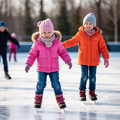 В Красноярске открылись 93 бесплатных дворовых катка 