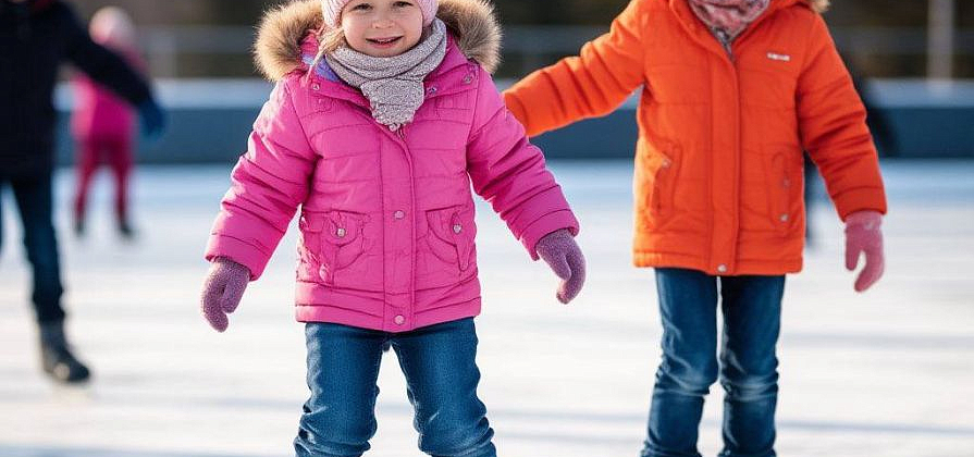 В Красноярске открылись 93 бесплатных дворовых катка 