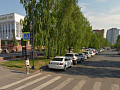Проезд возле Краевого суда в центре Красноярска сузили до конца лета 