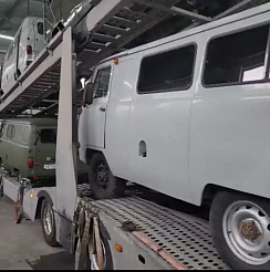 Перевозчики из Красноярска отправили три УАЗа в зону специальной военной операции  