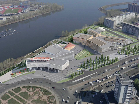 На красноярский Дворец молодежи у Предмостной потратят 5 млрд рублей. krskstate.ru