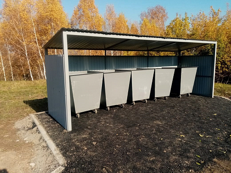 В садах Красноярска оборудовали еще три площадки для сбора мусора. Фото: admkrsk.ru