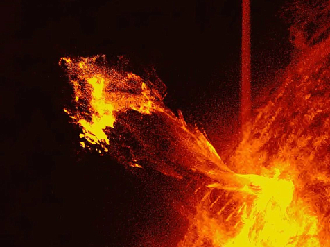 Пока красноярцы спали, на Солнце произошла царь-вспышка. Фото, видео: академия солнечной активности ИКИ и ИСЭФ РАН