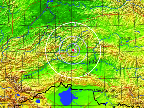 На юге Красноярского края зафиксировали землетрясение магнитудой 3,5 балла. Фото: asgsr.ru