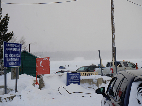 На севере Красноярского края горнорудная компания построила зимник через Енисей. Фото: НОК
