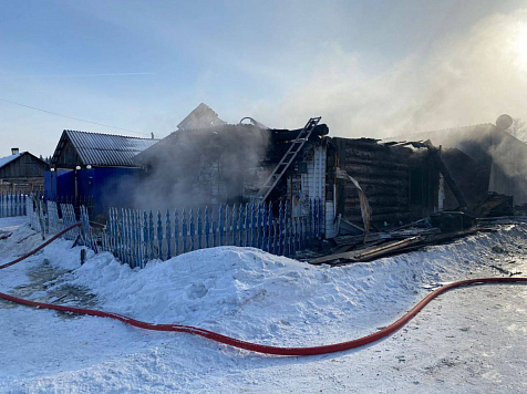 В частном доме под Красноярском взорвался газовый баллон: есть пострадавшие. Фото: ГУ МВД по Красноярскому краю