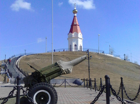 В Красноярске на Караульную гору решили вернуть пушку. Фото: Александр Усс / <a href="https://t.me/av_uss">t.me</a>